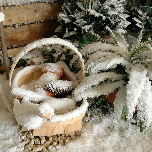 DIY人造雪圣诞节水变雪橱窗场景布置假雪道具仿真雪花雪粉装饰品 - 图3