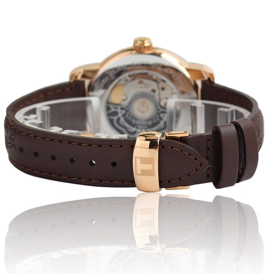 TISSOT天梭正品手表女 心媛机械女表 明星同款T050.207.17.117.05