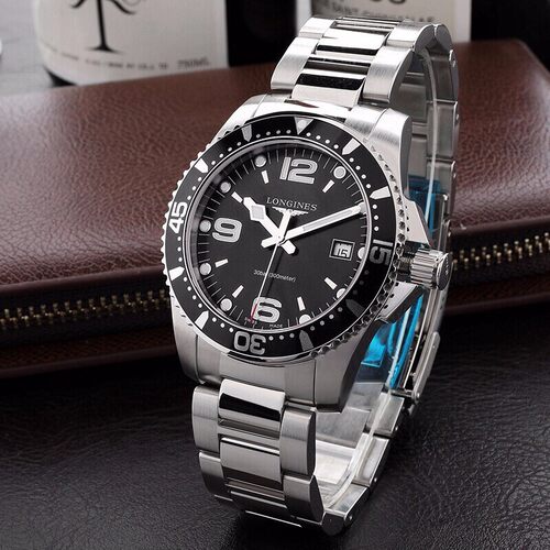 Longines浪琴正品手表康卡斯系列潜水石英男表L3.740.4.96.6 - 图1