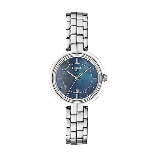 TISSOT-弗拉明戈系列时尚钢带防水石英女表T094.210.11.121.00 - 图0