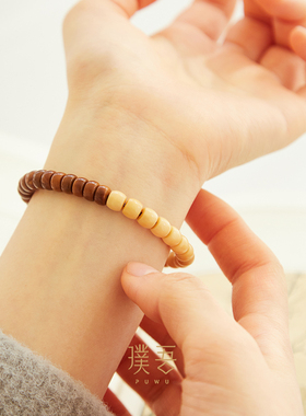 「摩卡慕斯」蜜蜡设计款手串新中式国风设计