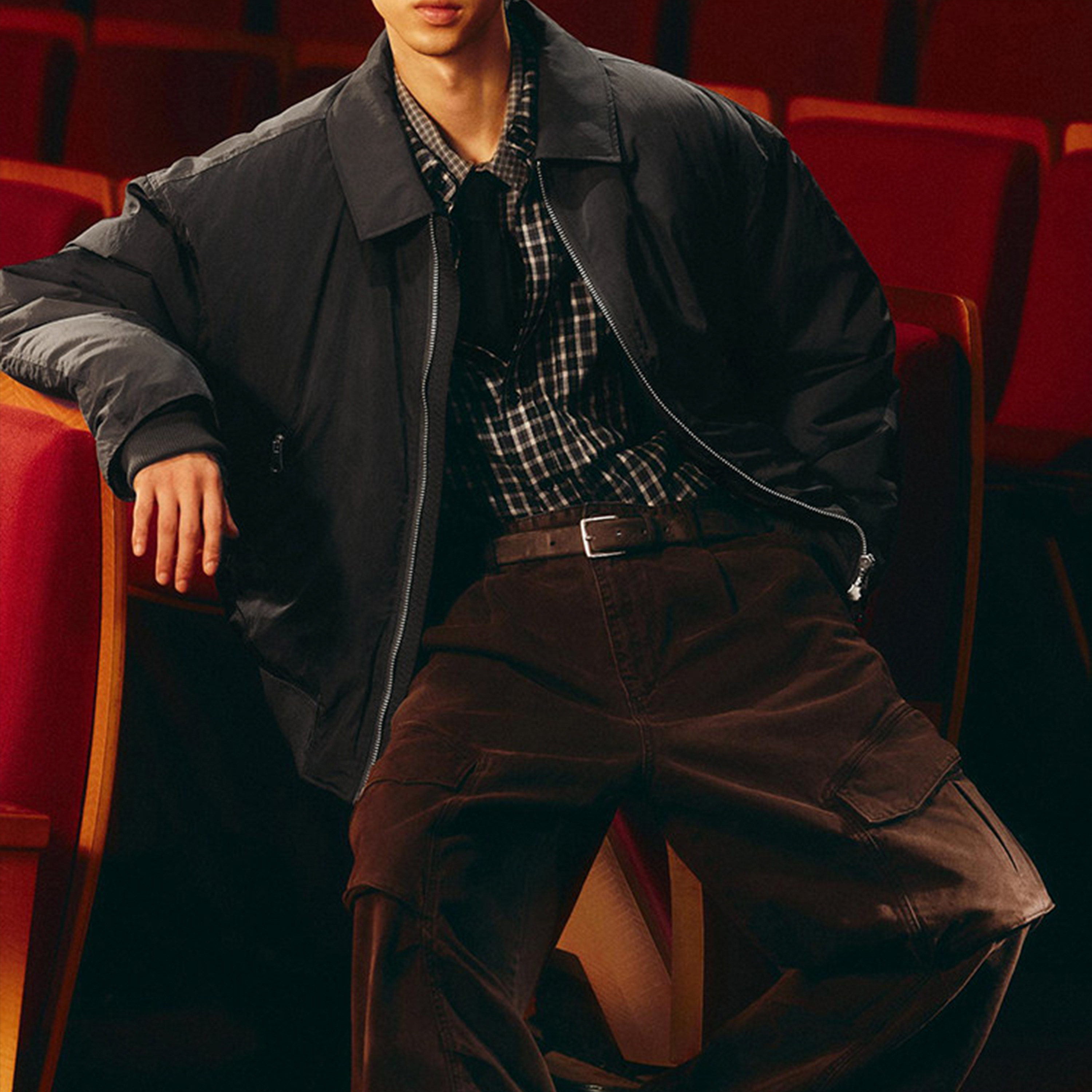 柜699！ZA冬季新品男装 短款撞色棉服飞行员夹克外套 7380400 802,淘宝优惠券,粉丝福利购,淘宝优惠卷