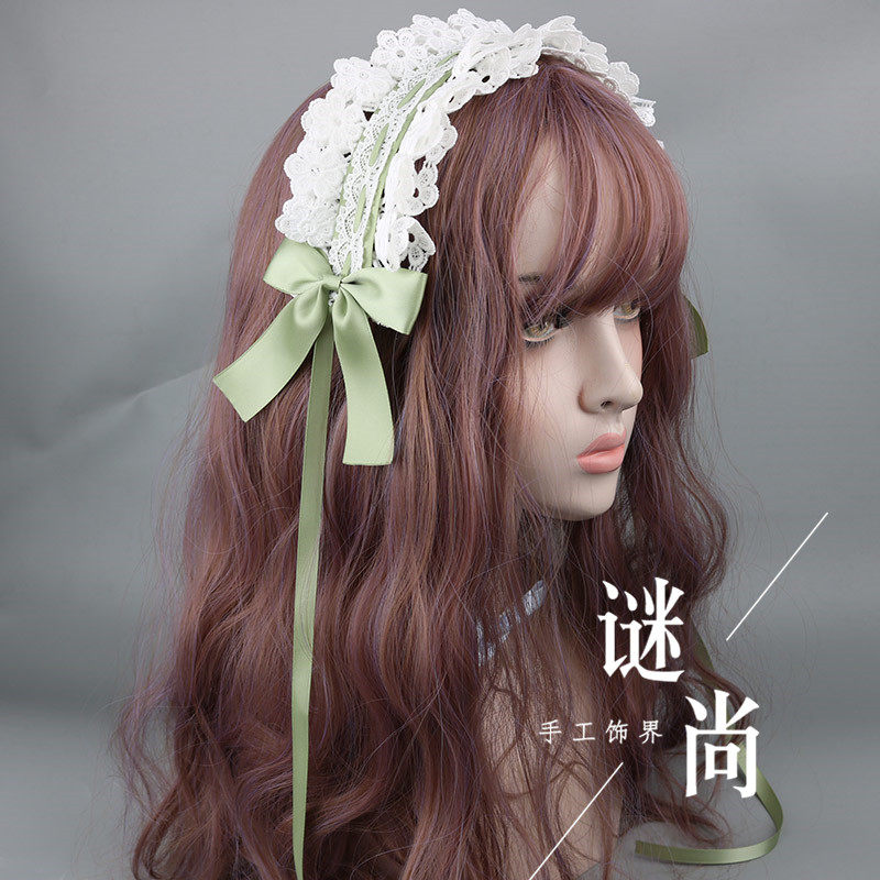包邮日系软妹Lolita蕾丝发饰猫与情书lolita洛丽塔发带头饰天使柄,淘宝优惠券,粉丝福利购,淘宝优惠卷
