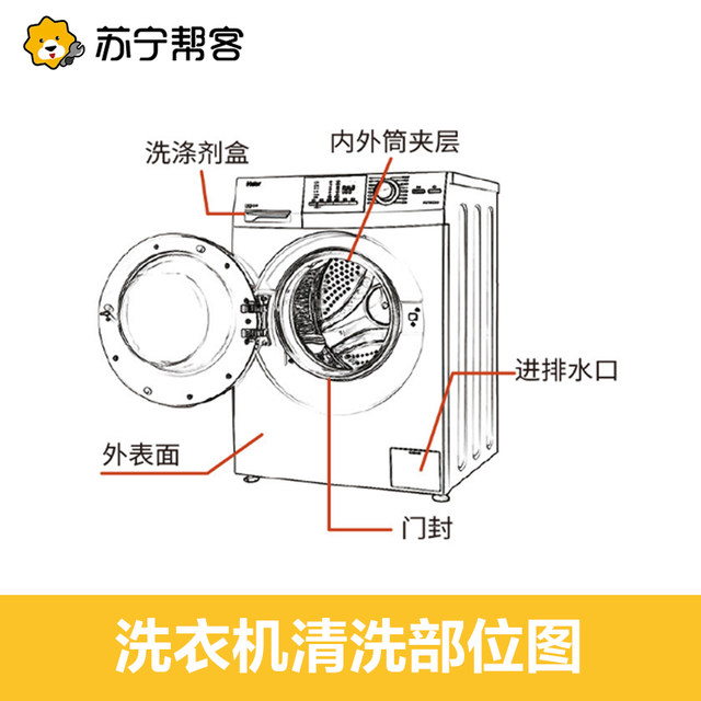 Washing machine cleaning service impeller removal and washing drum housekeeping Suning helps customers door-to-door cleaning, sterilization and disinfection of home appliances