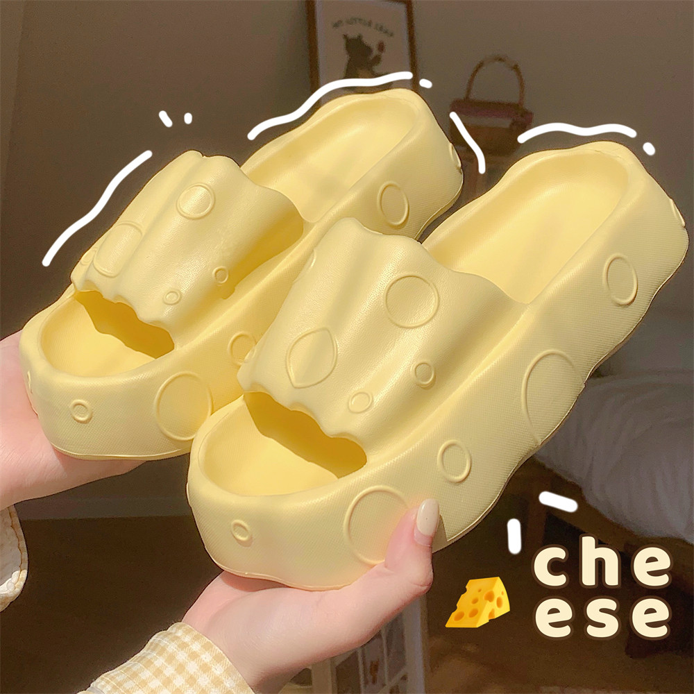 休闲居家夏季新款踩屎感增高厚底奶酪拖鞋女士室内舒适防滑凉拖鞋,淘宝优惠券,粉丝福利购,淘宝优惠卷