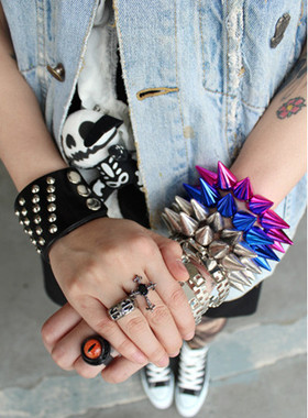 怪兽眼明星款重口味牛皮手工眼球