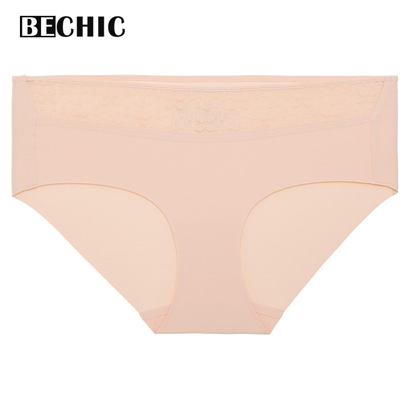 BeChic溯光中腰平角裤内裤简约女BC21CH1 - 图3