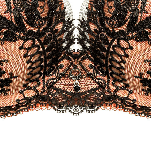 LACLOVER闪耀奥斯卡3/4超柔软模杯蕾丝内衣LC11UD1 - 图2