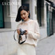 LA CLOVER Hua Yue Man Yi round neck lace cashmere sweater LC72YQ2