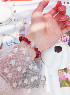 天然切面水晶手串饰品礼物虎眼石