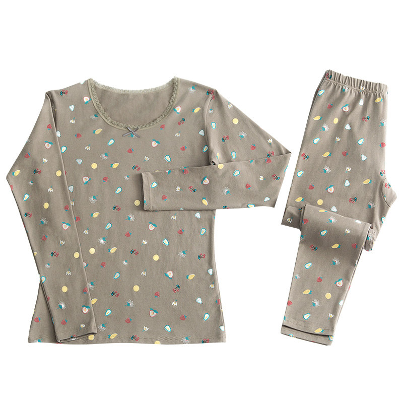 纯棉套装内穿薄款学生线衣莱卡衣裤 安帛曼保暖套装