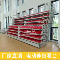 Manufacturer Direct sales electric mobility Telescoping Terrace Basketball Court Spectators Table Outdoor fixed foldable seat Custom