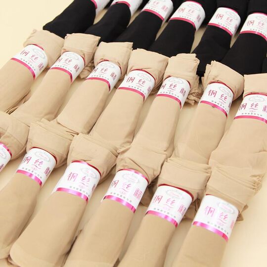 Short stockings women's socks summer new women's short steel stockings socks women's transparent skin color women