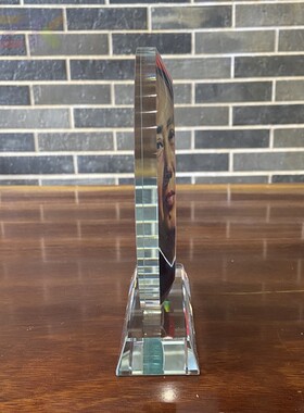 毛主席水晶桌面摆件伟人书房装饰品毛爷爷头像客厅办公室摆台加g3