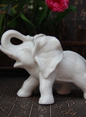 陶瓷工艺礼品摆件简约白瓷装饰优雅精美家居办公厂家供应手工家t4