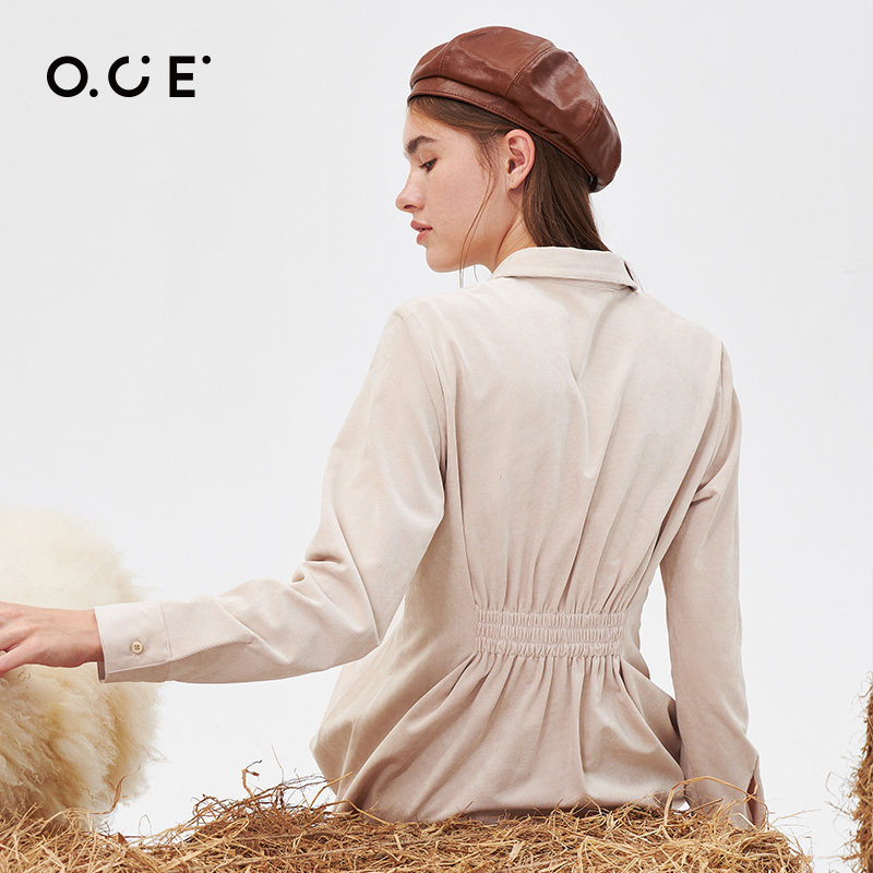 oce气质收腰2022秋季新款连衣裙 oce连衣裙