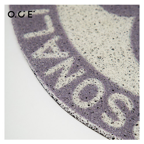 OCE地垫入户门垫丝圈地毯进门防滑耐脏浴室门口卫生间脚垫花卉 - 图2