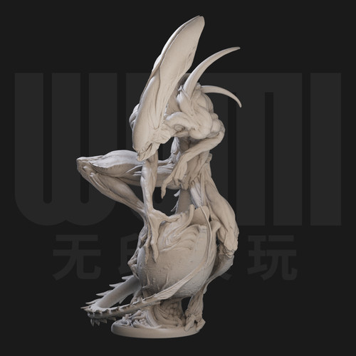 1/24 异形普罗米修斯科幻 18比例GK白模手办 3D打印兵人模型 2789 - 图0