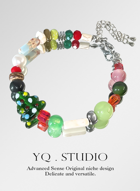 YQ.STUDIO男女圣诞节礼物手链