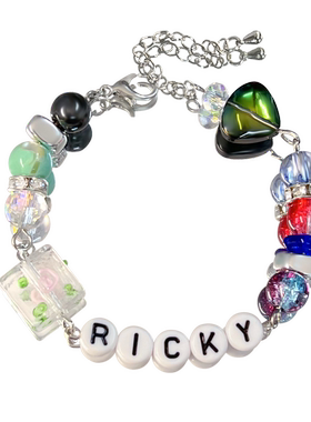 YQ.STUDIO | 原创设计Ricky沈泉锐手工手链 周边串珠手串形象饰品