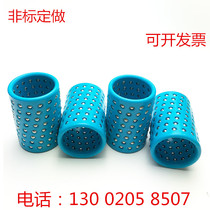 Plastic blue encrypted steel ball bush holder Ball bearing slide sleeve die bearing guide sleeve inner diameter 16-25