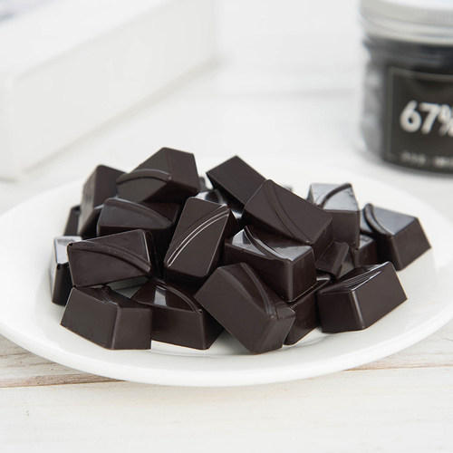 苦色手工无糖纯脂黑巧克力100%88%78%可可含量180g*3罐健身代餐食 - 图2