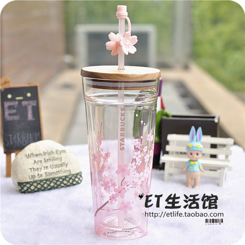 星巴克杯子炫彩夏日黑色男士玻璃吸管杯经典女神logo情侣对杯限量 - 图0