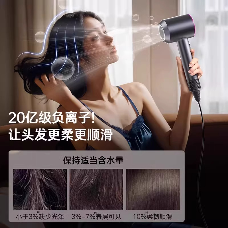 家用高速电吹风机负离子护发大功率强力静音速干宿舍用学生华强北