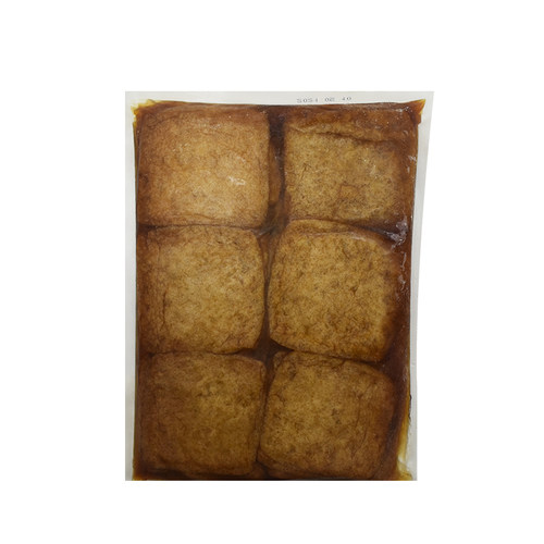 日式寿司材料寿司腐皮1kg四角油扬寿司福袋皮油扬豆皮味付油扬 - 图3