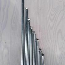 Lengthened special length iron puffy silk metal fluffy electric clotheshorse rospiece bolt bulging tube puffy special