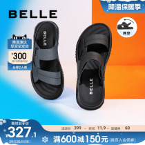 Thyme Casual Genuine Leather Sandals Mens Summer New Mall The Same Exterior Wearing Beach Sandals Dual-use 7NZ01BL2