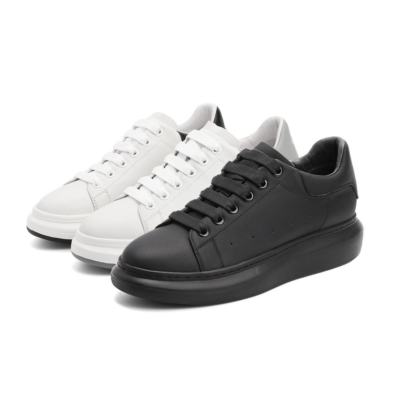 百丽休闲真皮百搭小白板鞋2023鞋子 百丽集团男鞋休闲板鞋