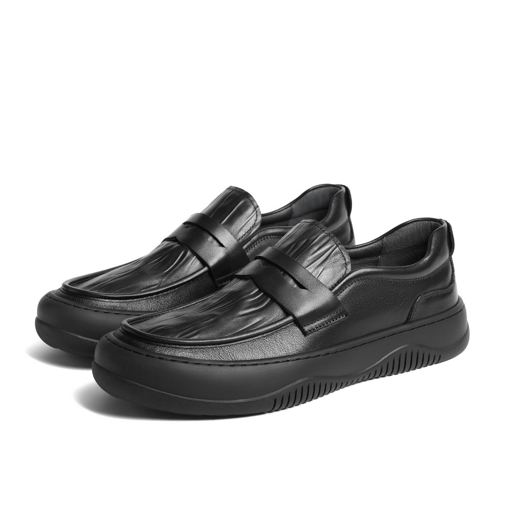  百丽男鞋休闲皮鞋