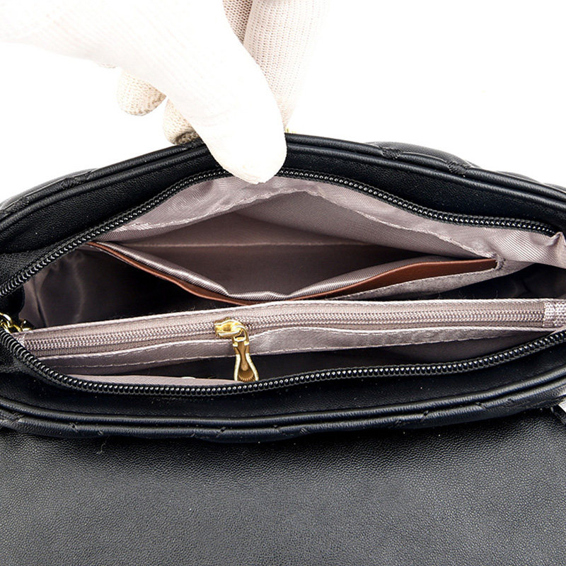 袋鼠真皮菱格链条包斜挎包小方包2025新款包包小包女包软牛皮锁扣,淘宝优惠券,粉丝福利购,淘宝优惠卷