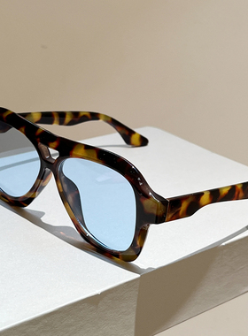 韩版高级感简奢飞行员式太阳眼镜