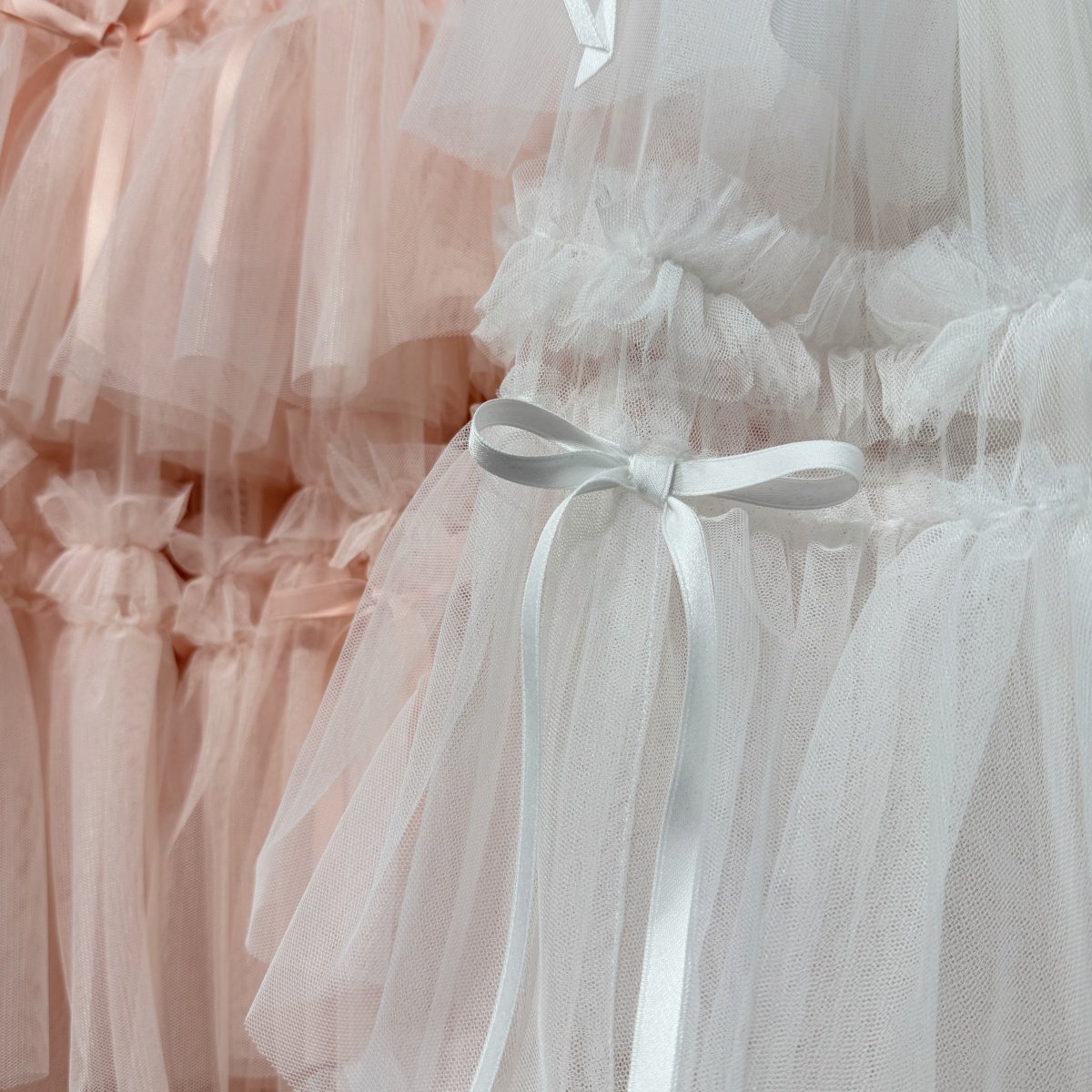 蝴蝶结蛋糕裙层次感跳舞大摆网纱半身裙A字蓬蓬裙中长纱裙,淘宝优惠券,粉丝福利购,淘宝优惠卷