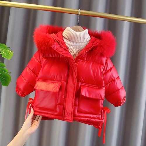 Утепленный пуховик, детский наряд маленькой принцессы для девочек, куртка