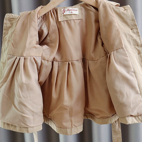 Осенний детский плащ, куртка для девочек, коллекция 2021, в корейском стиле, в западном стиле