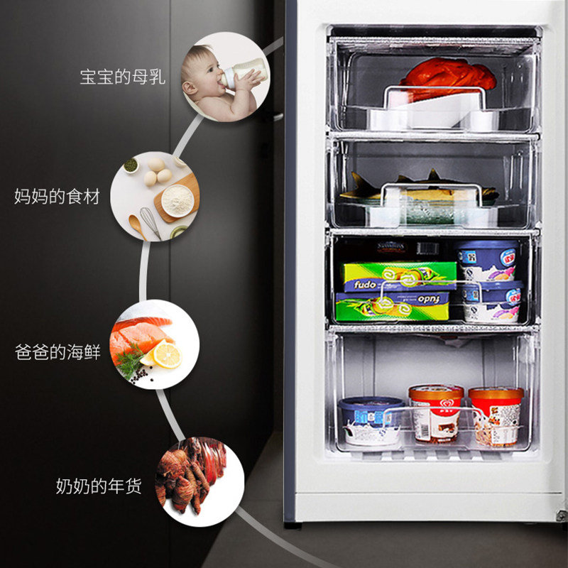 aucma /澳柯玛bd-108ne家用大冰柜 名丰电器立式冷柜