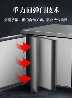 澳柯玛工作台冰柜风冷无霜款商用保鲜操作台厨房冷柜烘焙平冷设备