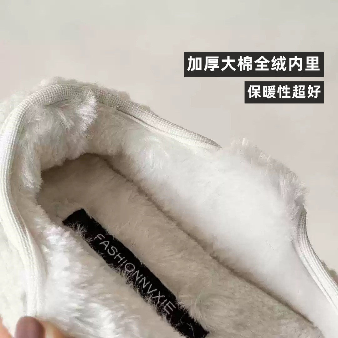 韩版儿童毛毛鞋冬季新款女童棉鞋保暖女孩豆豆鞋大棉加绒宝宝童鞋,淘宝优惠券,粉丝福利购,淘宝优惠卷