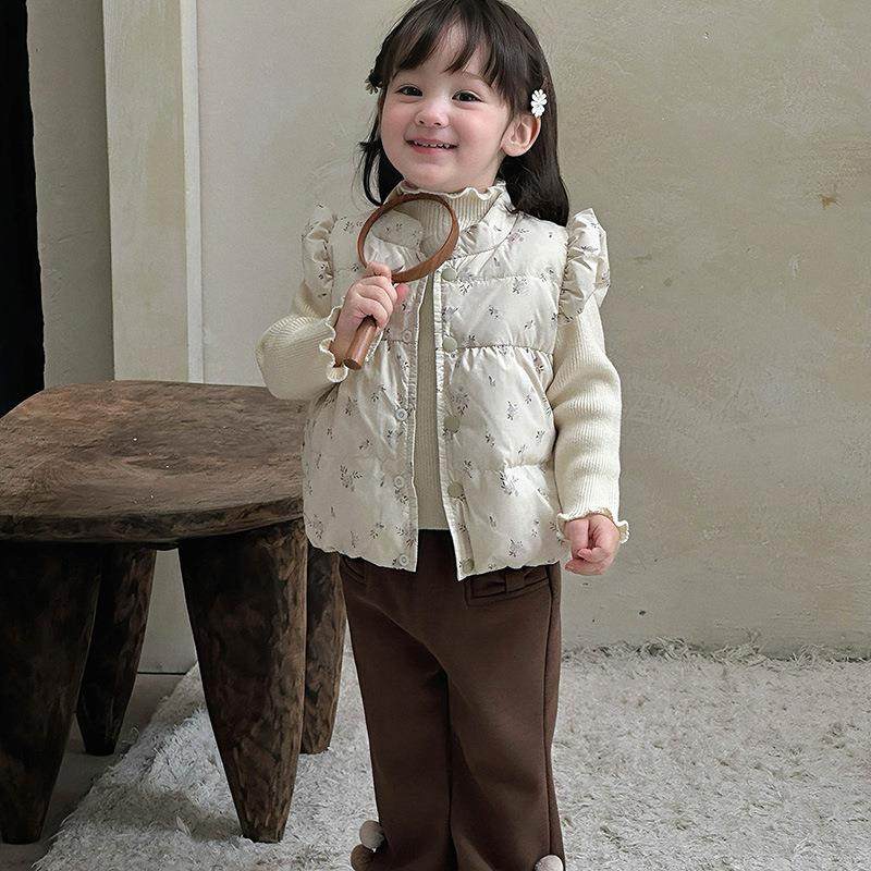 撤柜清仓特价婴幼儿羽绒马甲秋冬女童无袖外套90白鸭绒保暖女宝宝,淘宝优惠券,粉丝福利购,淘宝优惠卷