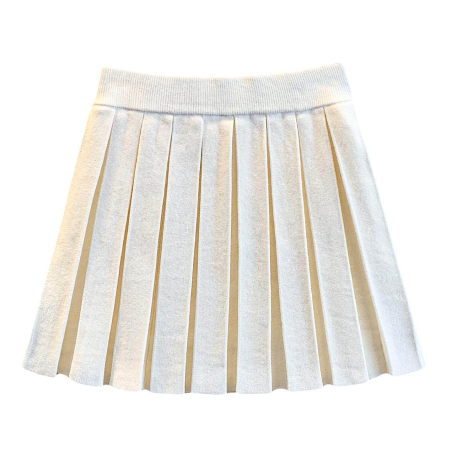 大码灰色针织半身短裙女秋冬巨好看的半裙胖mm高腰显瘦a字百褶裙,淘宝优惠券,粉丝福利购,淘宝优惠卷