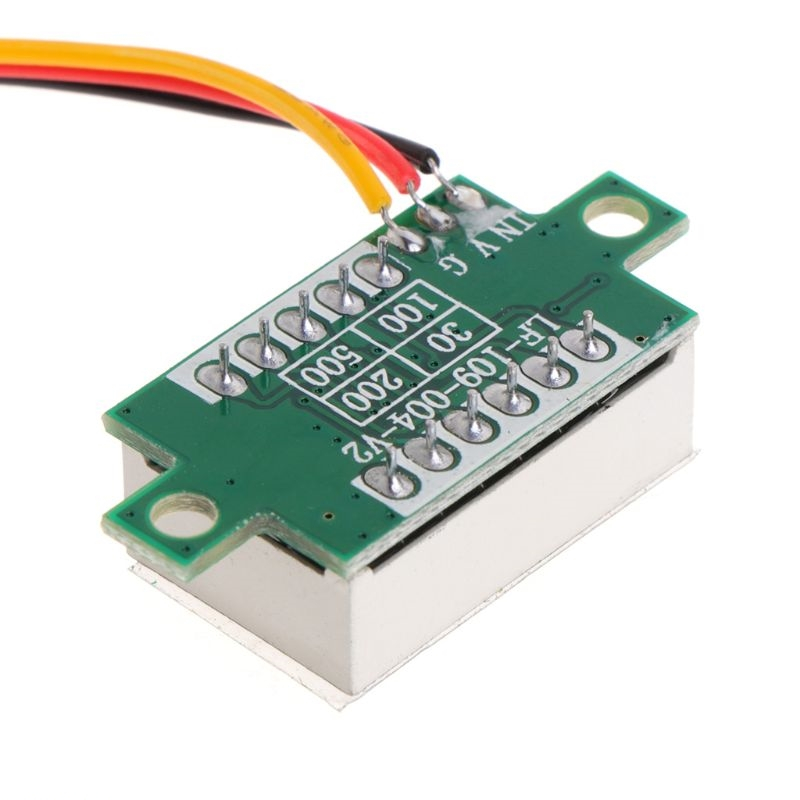 直流电压0.36寸数码管DC0V-100V三线可变精度数显示/数字电压表头