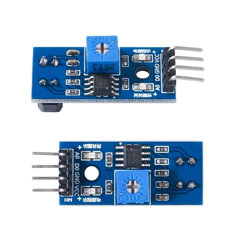 新款寻迹模块避障模块寻迹传感器 TCRT5000红外反射传感器-图0