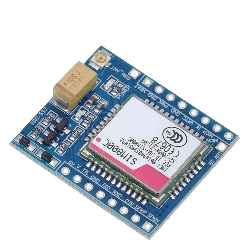 SIM800C GSM GPRS模块5V/3.3V TTL适配STM32 C51程序与蓝牙和TTS-图2