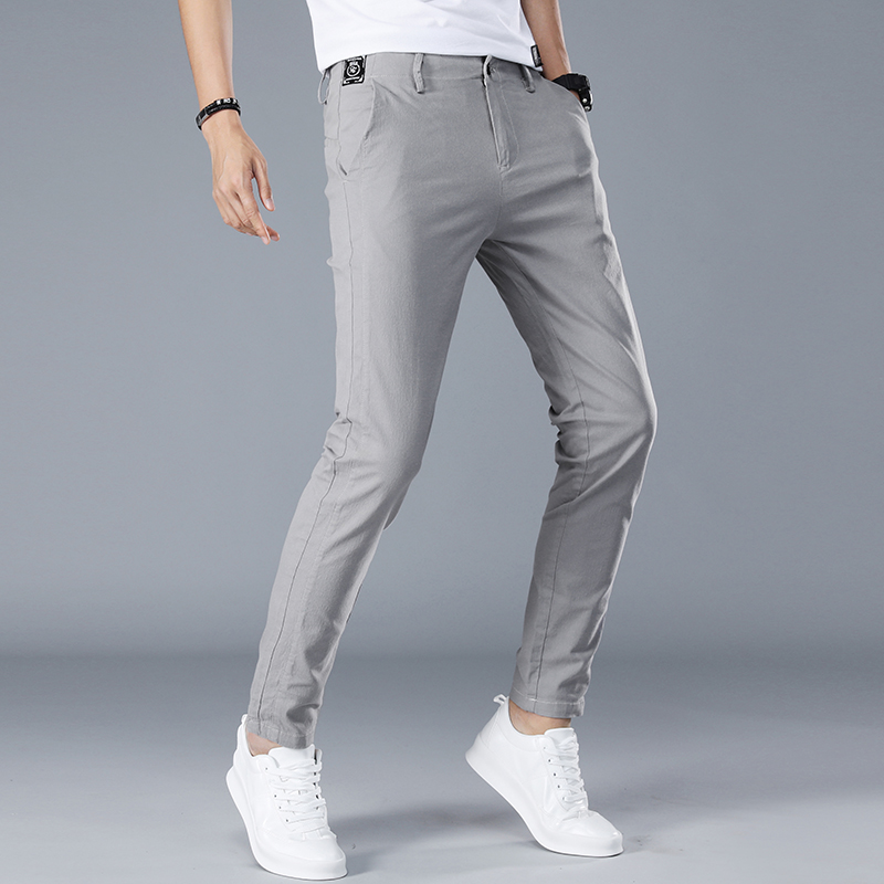 夏季男士宽松韩版潮流直筒休闲裤 歌兰奥休闲裤