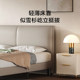 Xilinmen leather modern simple double bed