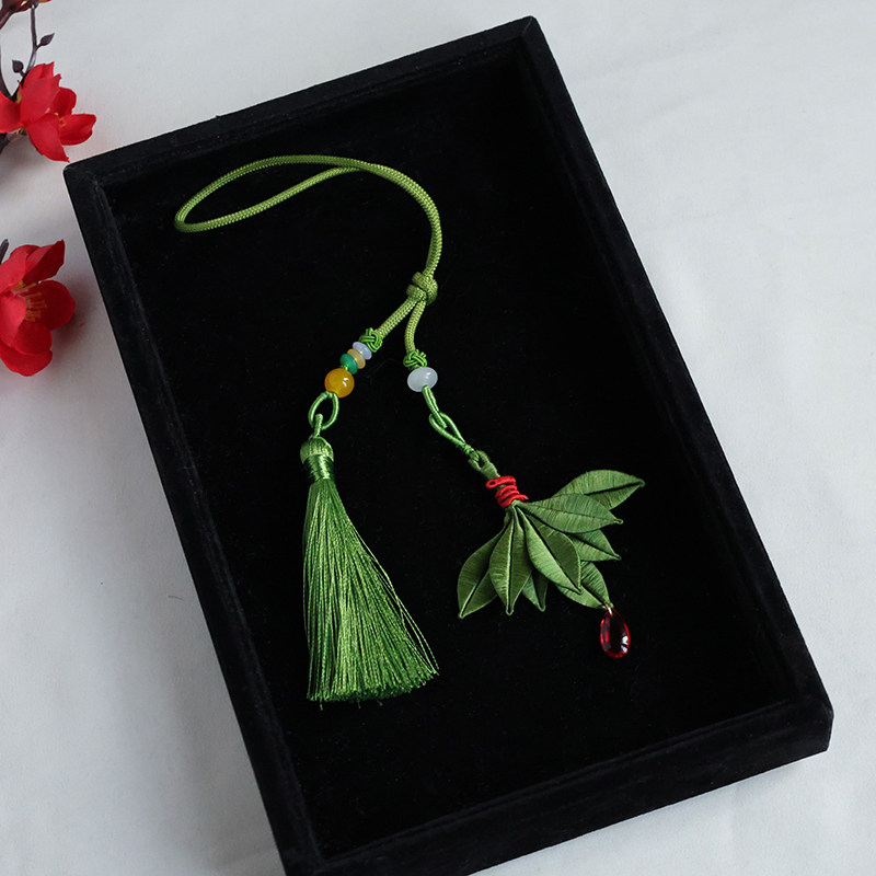 霉运退散妍妍赵露思同款柚子叶缠花挂件DIY材料包包车挂手机吊坠,淘宝优惠券,粉丝福利购,淘宝优惠卷