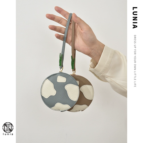 Милые монеты, украшение на сумку, кожаная сумка, кошелек для ключей, из натуральной кожи